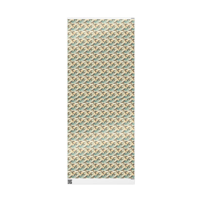 Colorful Bird Watching Wrapping Paper Roll, Songbird Gift Wrap for Nature Fans and Wildlife Packaging #15
