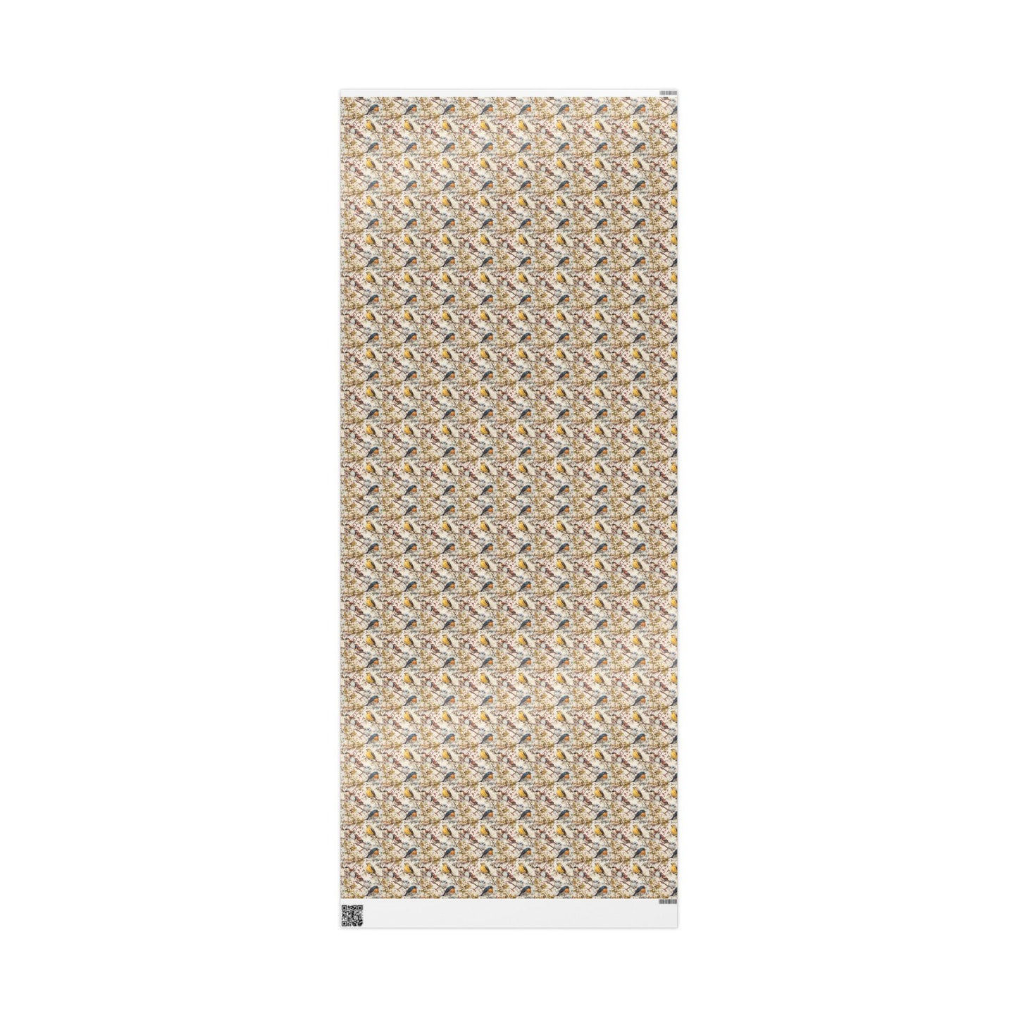 Nature Lover Wrapping Paper Roll, Bird Watching Gift Wrap with Branches, Feathers, and Colorful Birds #18