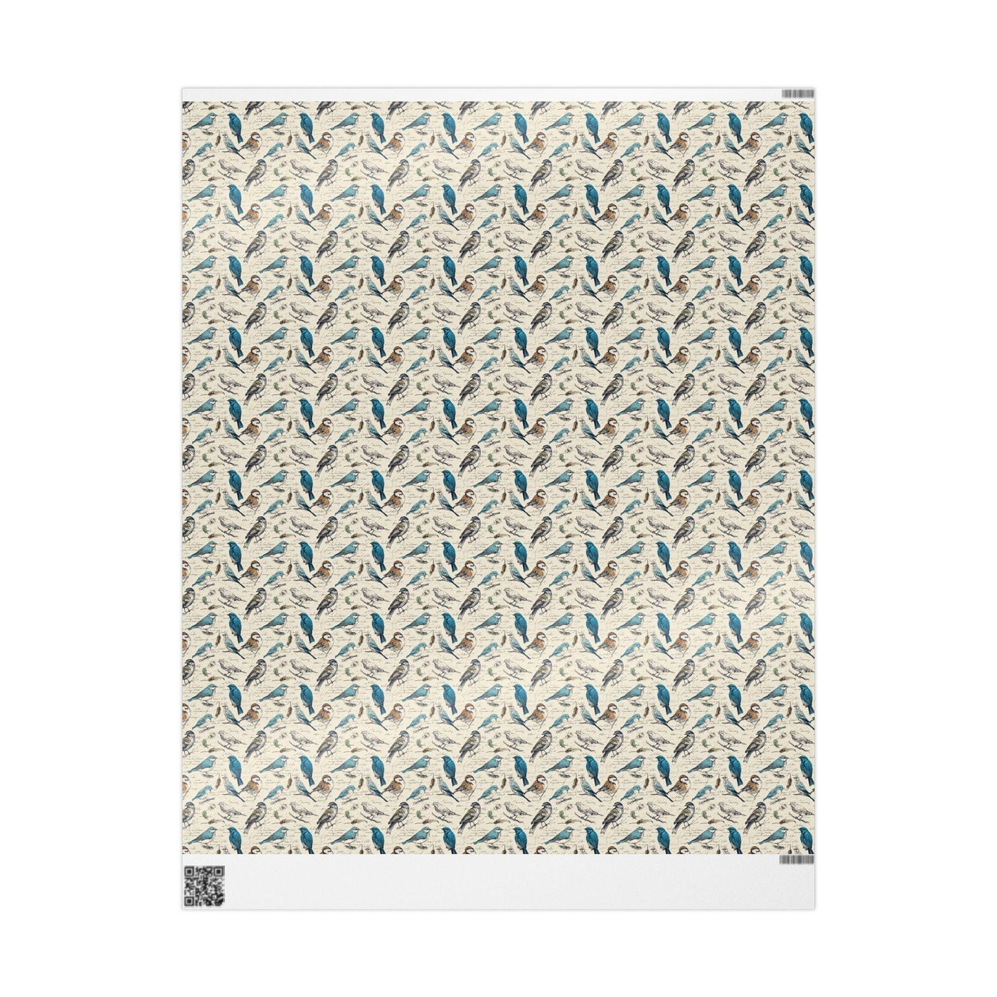 Colorful Bird Watching Wrapping Paper for Nature Enthusiasts, Gift Wrap with Bird Illustrations, Outdoor Birding Gift Supplies #6