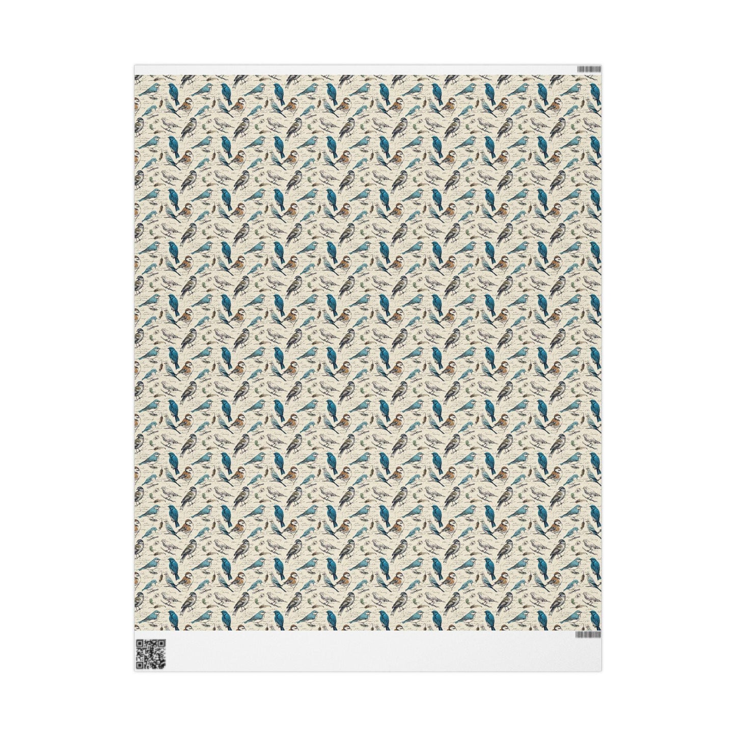 Colorful Bird Watching Wrapping Paper for Nature Enthusiasts, Gift Wrap with Bird Illustrations, Outdoor Birding Gift Supplies #6