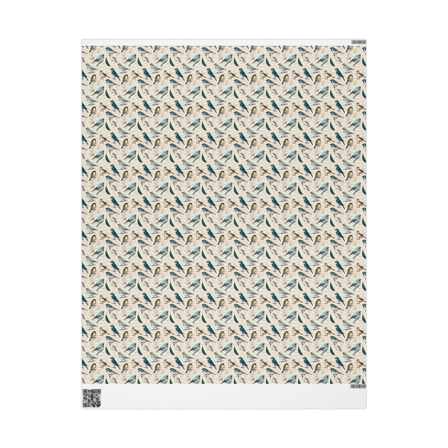 Bird Lover Gift Wrap for Bird Watching Fans, Beautiful Wrapping Paper with Watercolor Birds, Nature Inspired Gift Packaging #5