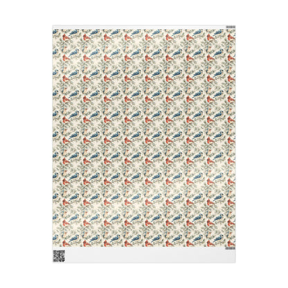 Birdwatching Gift Wrap for Ornithologists and Nature Fans, Decorative Wrapping Paper with Birds, Perfect for Outdoor Enthusiasts #2