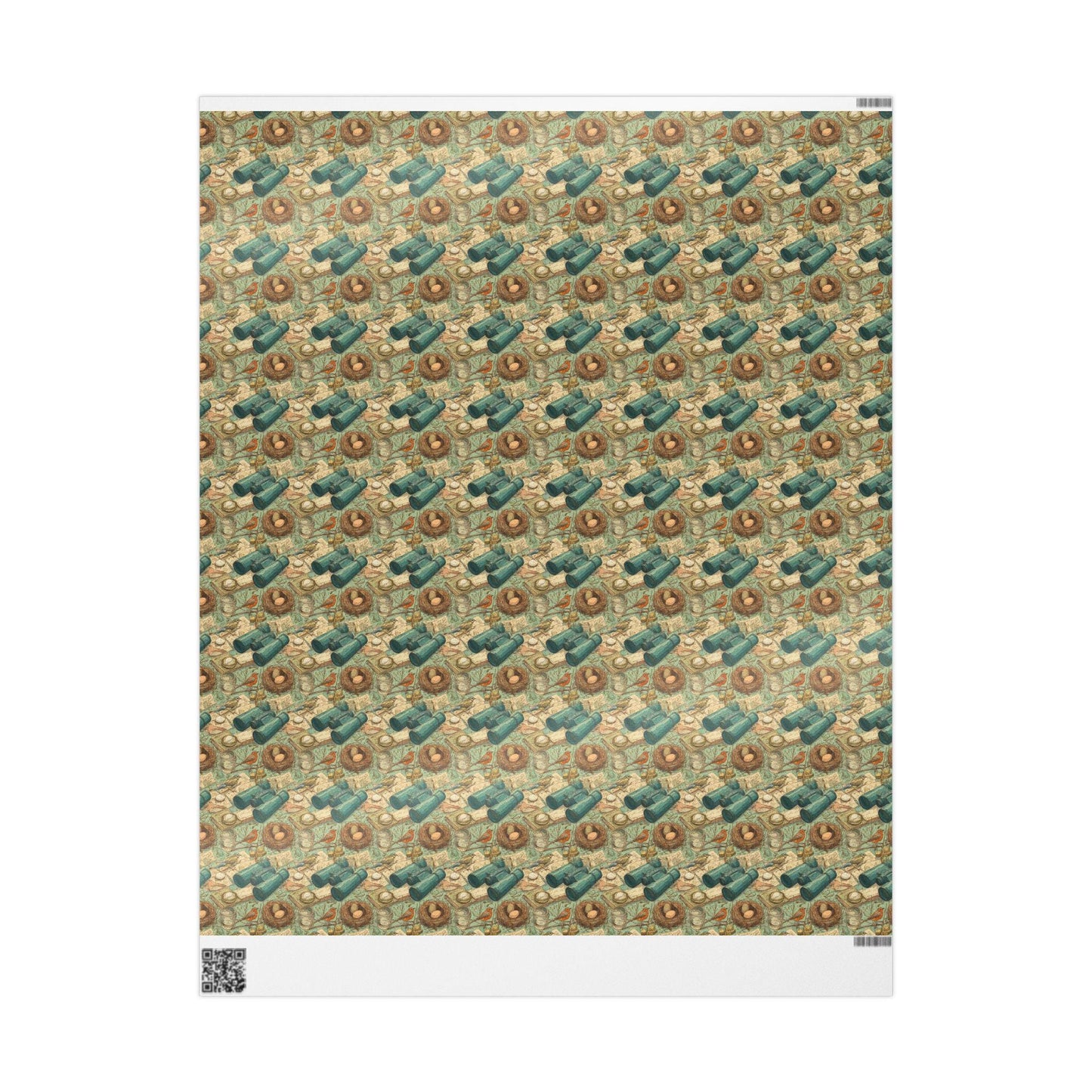 Bird Watching Wrapping Paper for Nature Lovers and Birders, Gift Wrap with Birds and Binoculars, Wildlife Inspired Gift Packaging #1