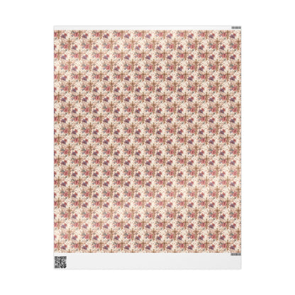 Watercolor Coquette Baptism Wrapping Paper | Christian Christening Gift Wrap for Baby Girl #14