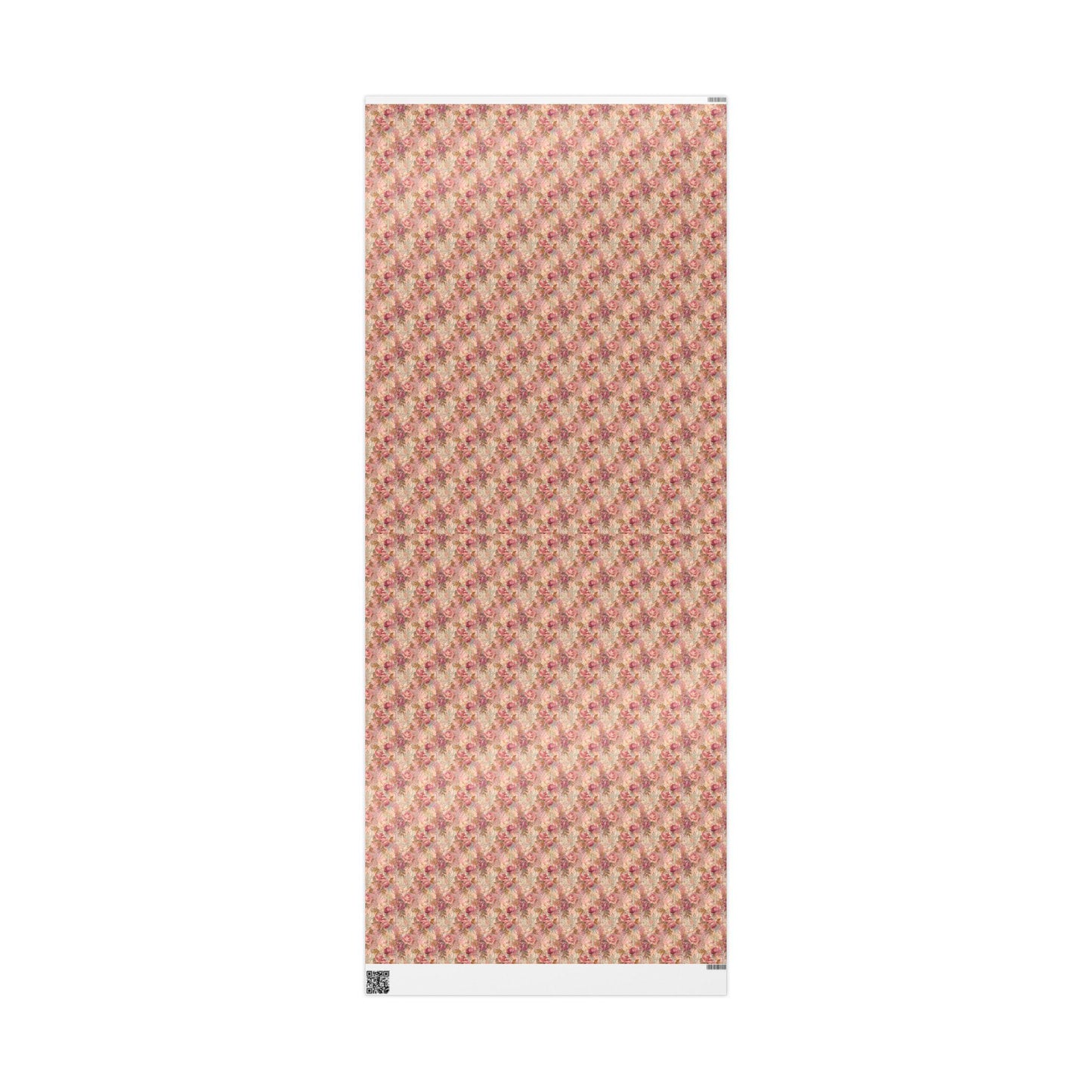 Watercolor Christian Coquette Wrapping Paper | Baptism Theme Gift Wrap for Baby Girls #17