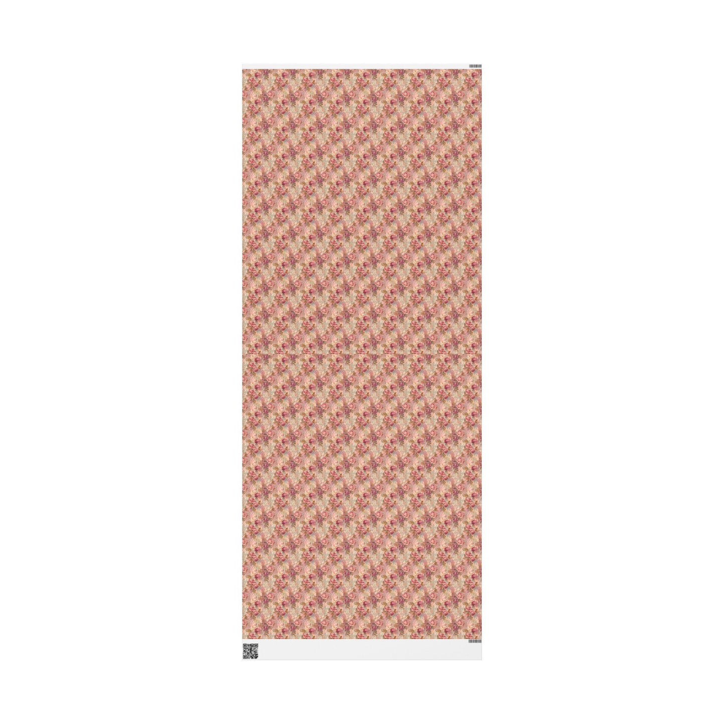Watercolor Christian Coquette Wrapping Paper | Baptism Theme Gift Wrap for Baby Girls #17