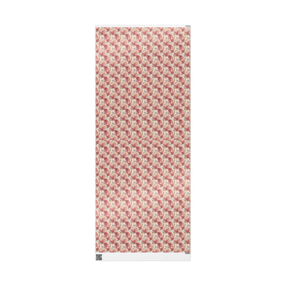 Elegant Baptism Wrapping Paper Christian Watercolor Design | Coquette Aesthetic Gift Wrap for Girls #12