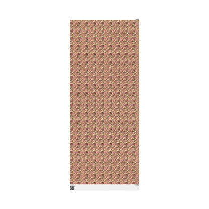 Watercolor Baby Girl Baptism Wrapping Paper | Coquette Christian Gift Wrap for Christening #21
