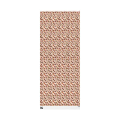 Coquette Wrapping Paper for Christian Baptism | Watercolor Christening Gift Wrap for Baby #20