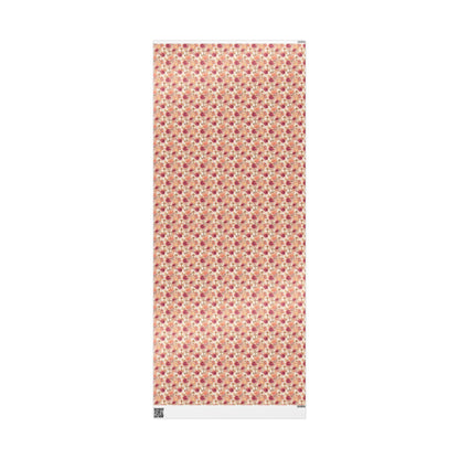 Christian Baptism Gift Wrapping Paper | Coquette Aesthetic Watercolor Wrap for Girls #19