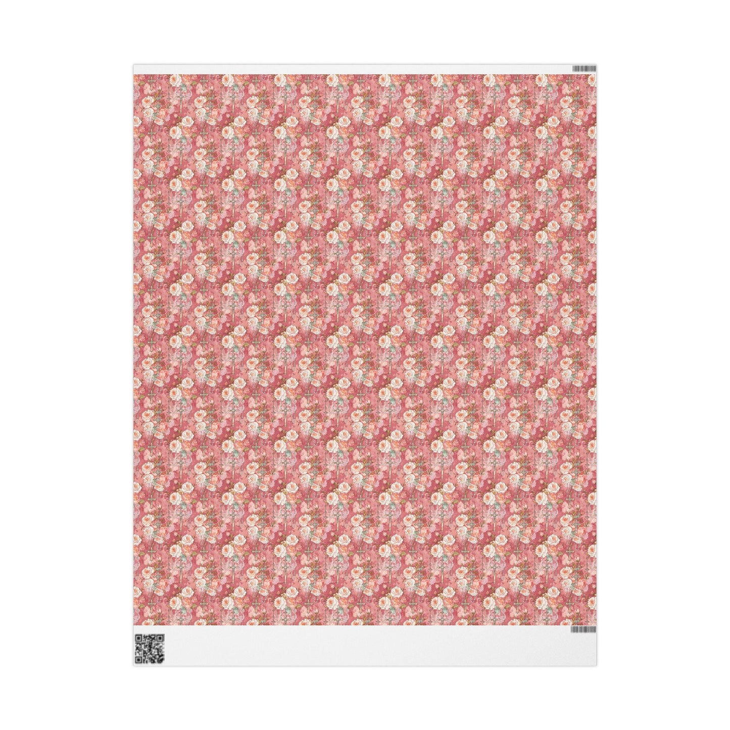 Baptism Wrapping Paper Christian Coquette Watercolor | Elegant Christening Gift Wrap for Baby #18