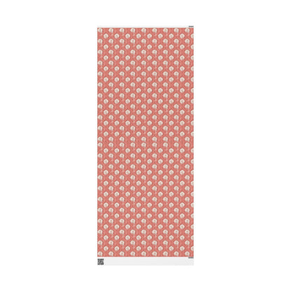 Baptism Wrapping Paper Christian Theme | Watercolor Coquette Style Gift Wrap for Girls | Christening Present Paper #3