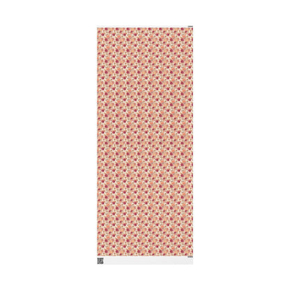 Christian Baptism Gift Wrapping Paper | Coquette Aesthetic Watercolor Wrap for Girls #19
