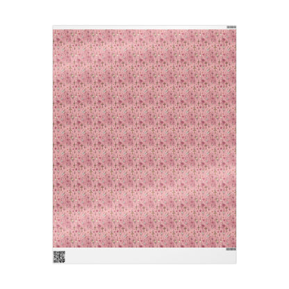 Baptism Gift Wrap Christian Watercolor Design | Coquette Aesthetic Wrapping Paper for Girls | Christening Packaging #7