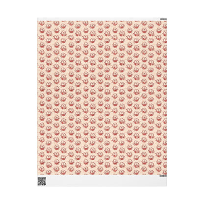 Christian Gift Wrap Baptism Theme Watercolor Floral | Coquette Aesthetic Wrapping Paper for Baby Dedication or Christening #2