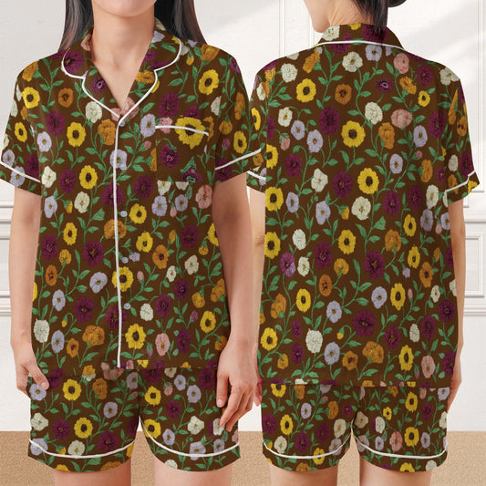 Surprise Song Piano Flowers Pajama Set, Floral Eras Sleepwear, Music Lover's Cozy Loungewear Set, Concert Memory Keepsake Pajamas, Aesthetic