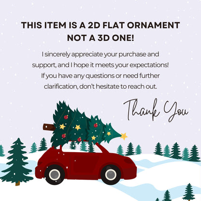 Personalized Coffee Machine Ornament Christmas, Espresso Maker Ornament Gift For Coffee Lovers Holiday, Flat 2D Ornament, Gift For Him