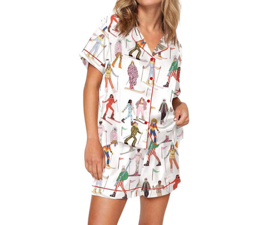 Ski Satin Pajama Set For Women  Pajamas Set