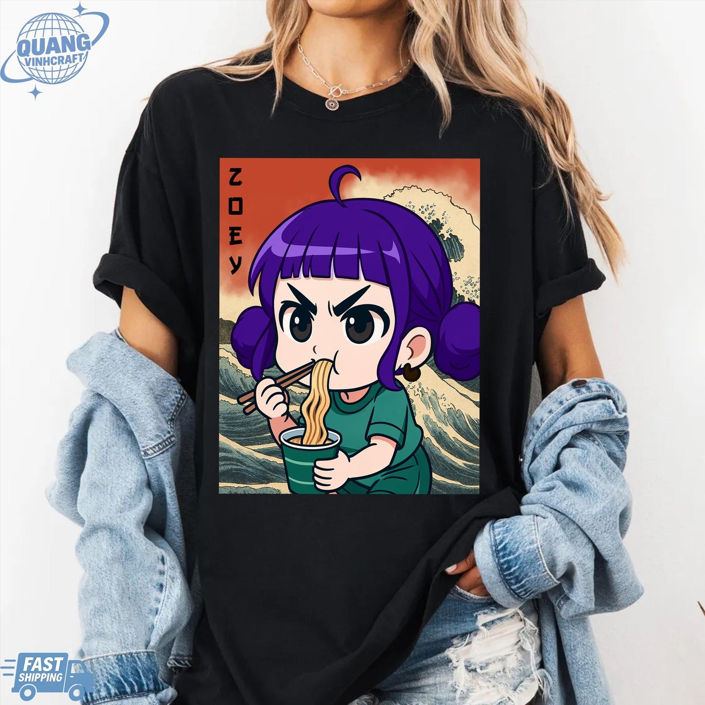 Zoey Huntrix Demon Hunters T Shirts, Huntrix Girls Tshirt, Demon Hunter Merch, Gift for Kpop Fan, Derpy Tiger Shirt, Sussy