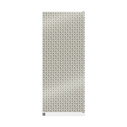 Dark Aesthetic Christmas Wrapping Paper Roll, Gothic Gift Wrap with Skulls and Bones #21