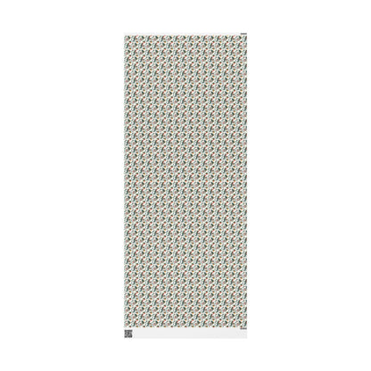 Dark Aesthetic Christmas Wrapping Paper Roll, Gothic Gift Wrap with Skulls and Bones #21