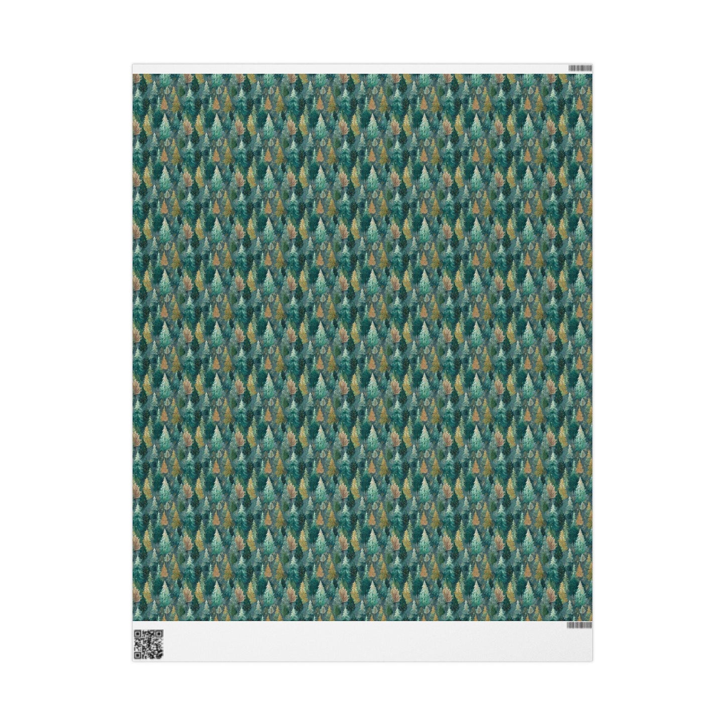 Rustic Pinecone Wrapping Paper Roll, Winter Forest Theme Gift Wrap for Christmas Packaging #15
