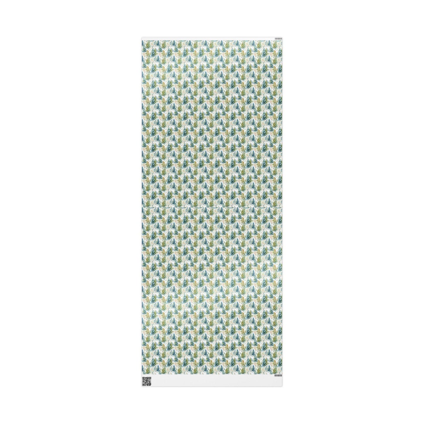 Christmas Pinecone Wrapping Paper Roll, Winter Trees and Forest Design for Cozy Gift Wrapping #10