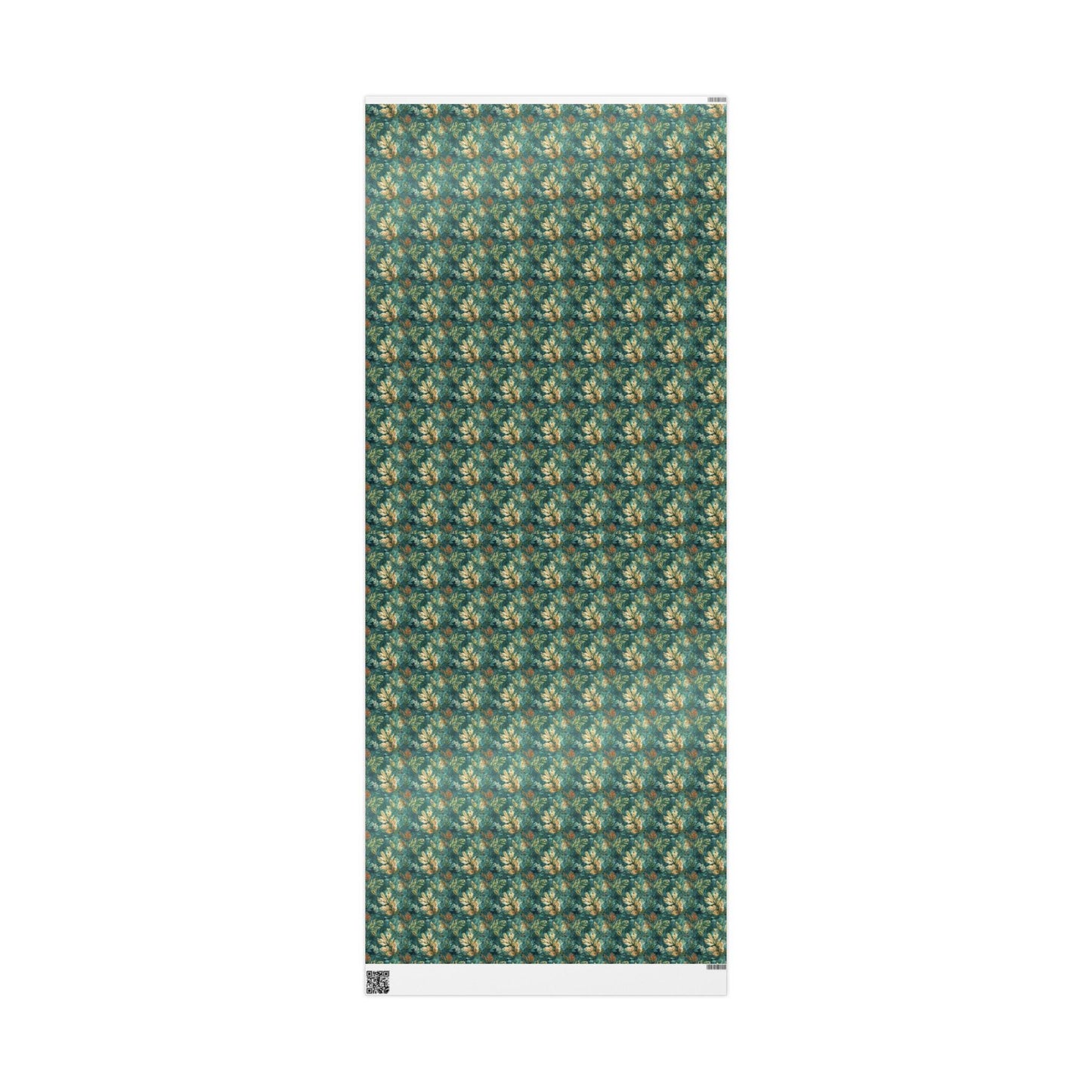 Winter Forest Holiday Wrapping Paper Roll, Pine Tree and Cone Gift Wrap for Christmas Gifts #17