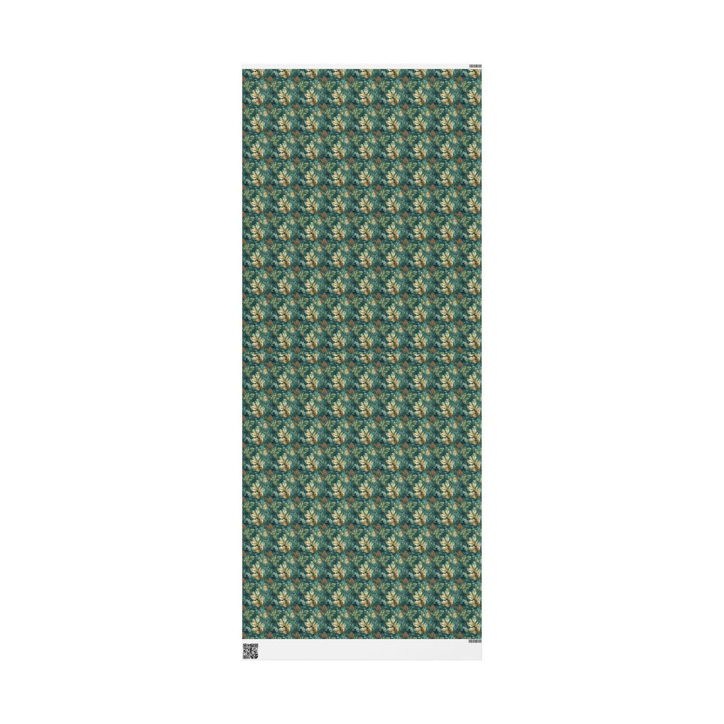 Winter Forest Holiday Wrapping Paper Roll, Pine Tree and Cone Gift Wrap for Christmas Gifts #17