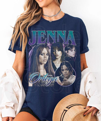 Jenna Ortega Graphic T-Shirt, Jenna Ortega Fan T-Shirt, TV Show Fan T-Shirt, Jenna Ortega Inspired T-Shirt