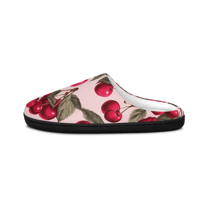 Womens Slippers Gift Cherry Women's Indoor Slippers Cozy House Shoes Floral Slippers Comfortable Footwear Gift for Her Relaxing Home