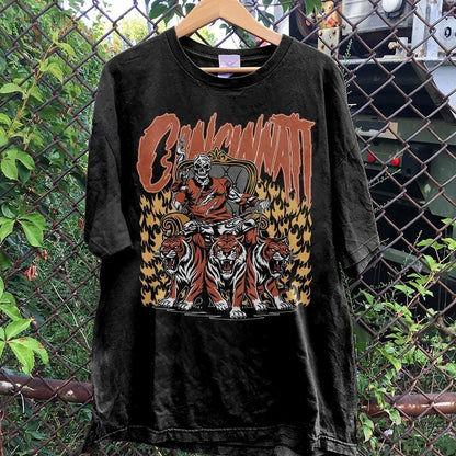 Cincinnati Football Skull Vintage Shirt, Gift For Fan Football Game Day Unisex Shirt