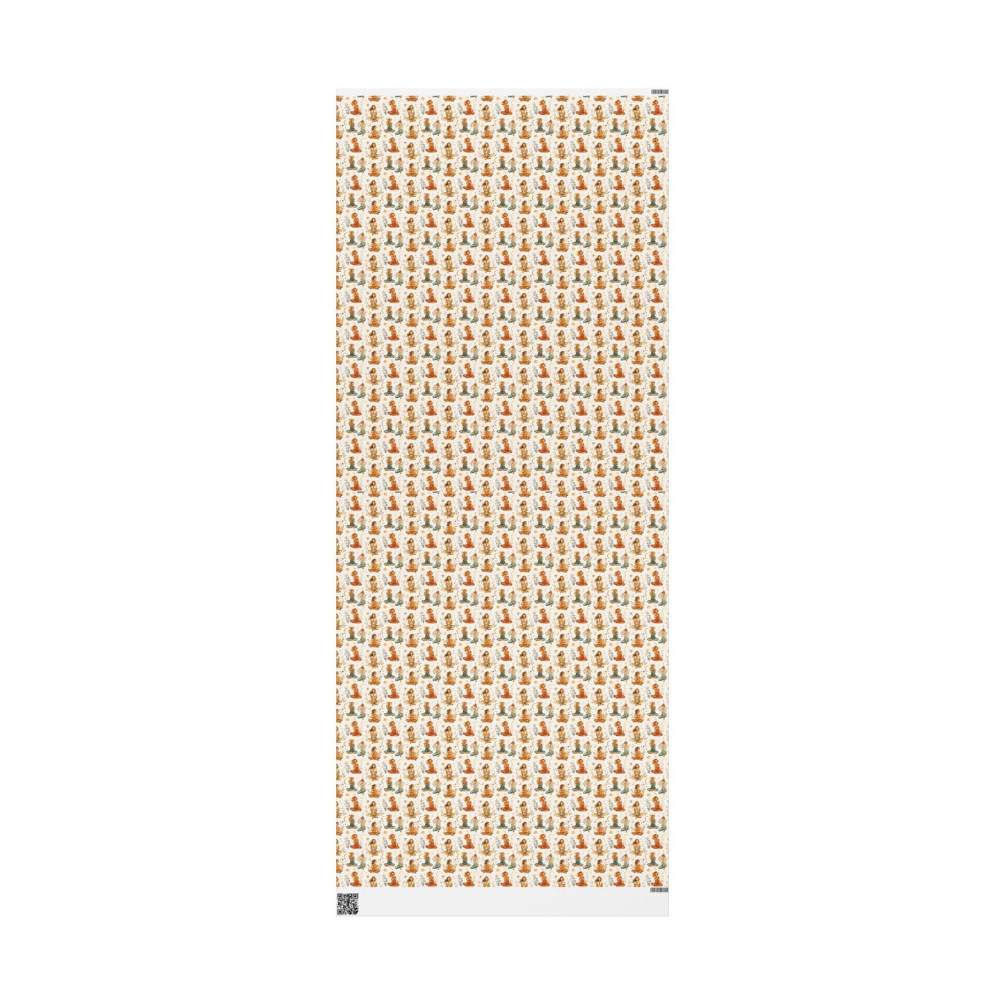 Zen Yoga Gift Wrap Roll, Meditation Wrapping Paper with Calm Pose Design for Yoga Teacher Gifts or Wellness Packages #4