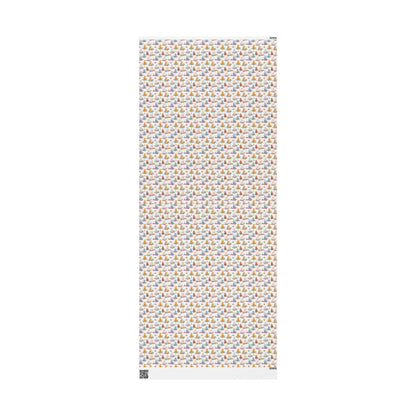 Namaste Yoga Cats Wrapping Paper Roll, Meditation Inspired Gift Wrap for Yogis, Instructors, Wellness and Spiritual Occasions #2