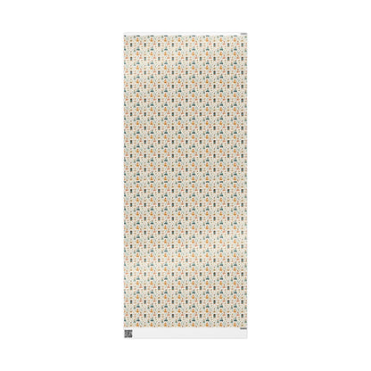 Yoga Poses Wrapping Paper Roll, Namaste Gift Wrap for Meditation Lovers, Teachers, and Wellness Gift Giving #7