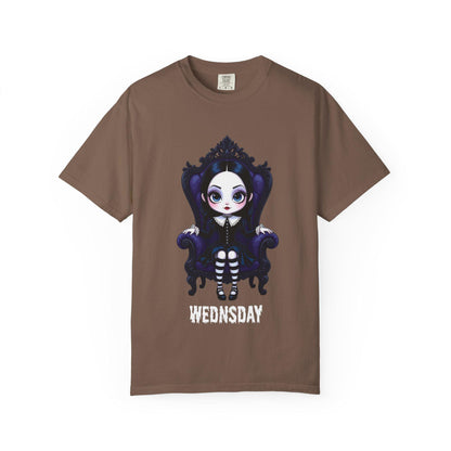 Gothic Tee, Halloween Shirt, Unisex T-shirt, Cute Wednesday Addams, Cult Classic Apparel, Casual Streetwear, Gifts for Fans, Gifts For Her