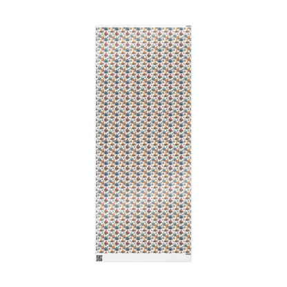 Boho Yoga Cats Wrapping Paper Roll with Namaste Elements, Gift Wrap for Teachers, Students, and Meditation Gifts #14