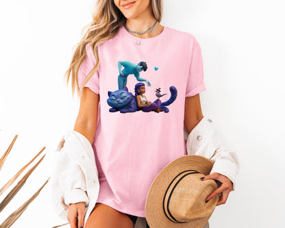 Kpop Demon Hunters Tiger Gift Shirt, Derpy the Tiger And Bird Demon Hunter Tiger Shirt, Hunters Tiger Fan, Kpop Movie Fan Gift