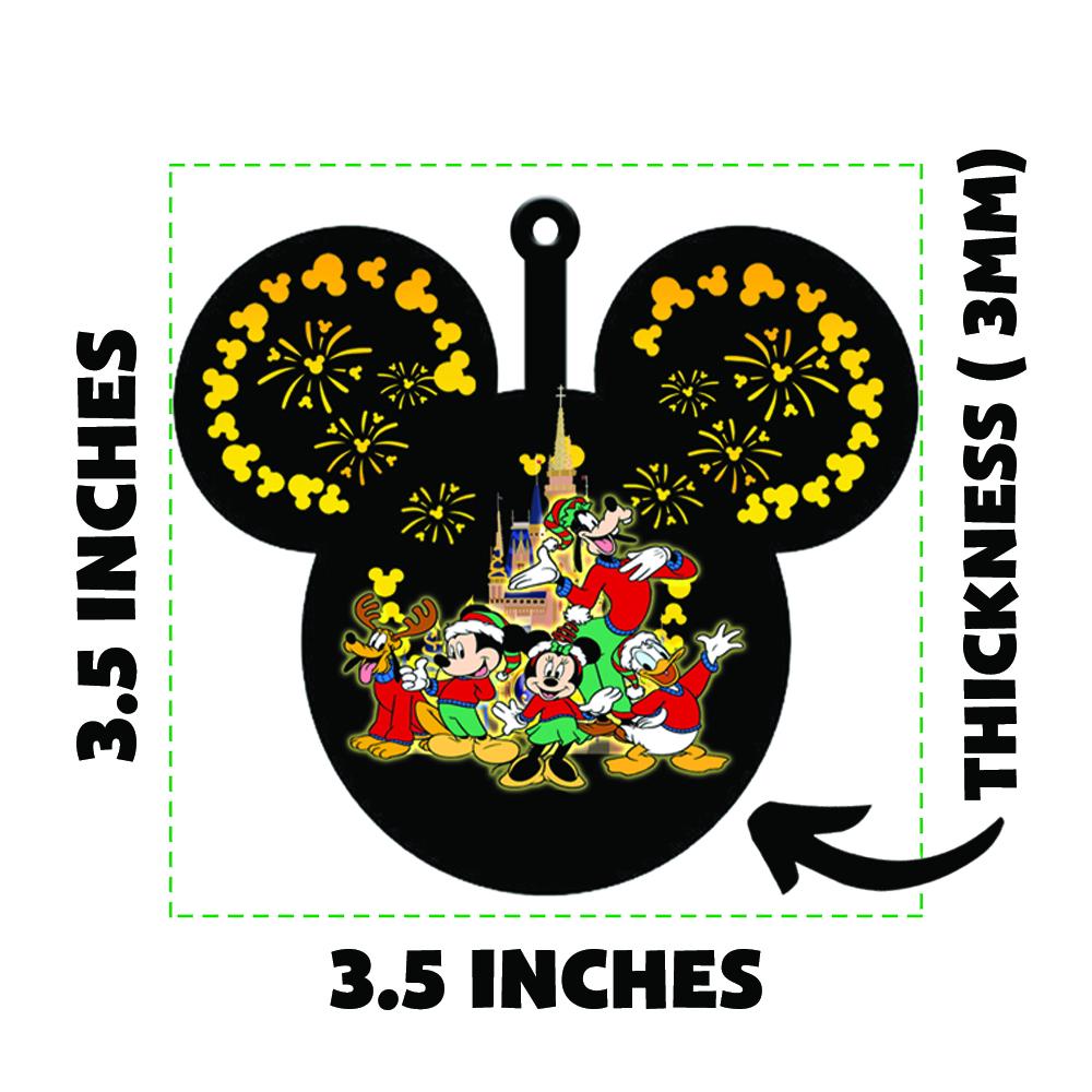 2D Flat Personalized Dreamy Cozy Reading Nook 2D Flat Acrylic/Wood Ornament, Reading Room Christmas Ornament, Bookworm Librarian Gift JCQT02