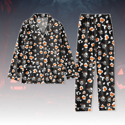 Chucky Pajamas Set, Horror Movie Pajamas Family, Child’s Play Matching Pjs, Scary Slasher Villain Pajamas Women, Halloween Pajamas