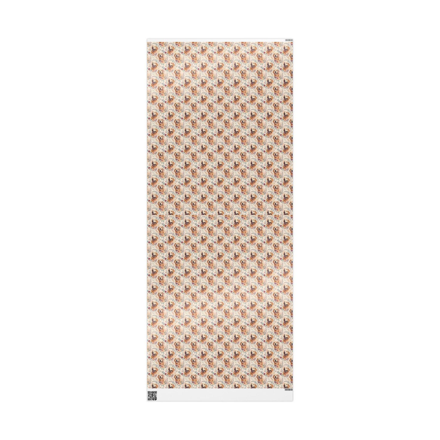 Golden Retriever Gift Wrap Roll with Dog Illustration, Wrapping Paper for Pet Owners, Animal Fans, Birthdays, or Dog Events #7