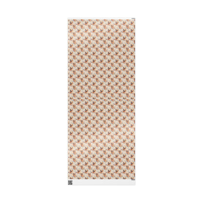Golden Retriever Gift Wrap Roll with Dog Illustration, Wrapping Paper for Pet Owners, Animal Fans, Birthdays, or Dog Events #7