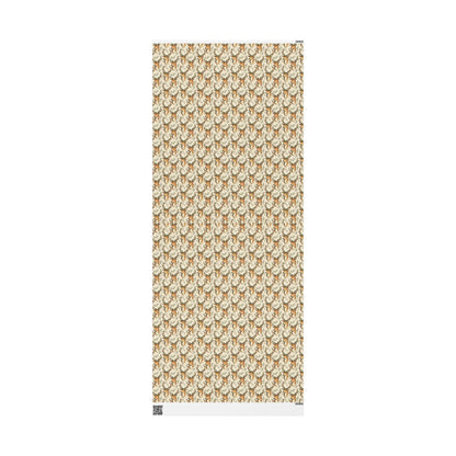 Wrapping Paper Premium Watercolor Deer | Christmas Gift Wrap Roll | Cozy Rustic Holiday Aesthetic Supplies #3