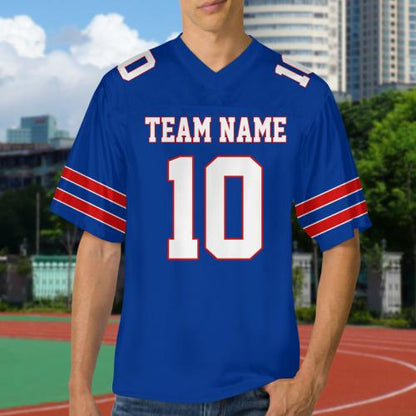Custom Buffalo Name And Number Football Jersey, Buffalo Team Shirt, Personalized Game Day Gift, Sports Fan Jersey, Buffalo Jersey
