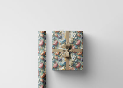 Adventure Lover Wrapping Paper Roll, Rock Climbing Themed Gift Wrap for Outdoor Sports and Mountain Climbing Fans #20