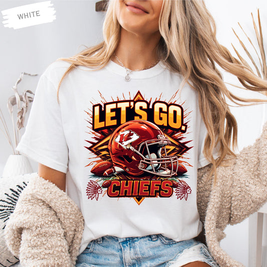 Chiefs Game Day Comfort Colors Tee,Football Season Shirt