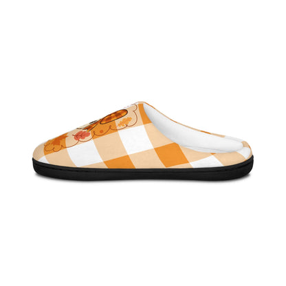 Cozy Pumpkin Inspired Womens Fall Slippers Cute Goose House Shoes Indoor Footwear Thanksgiving Gift Autumn Decor Halloween Vibes