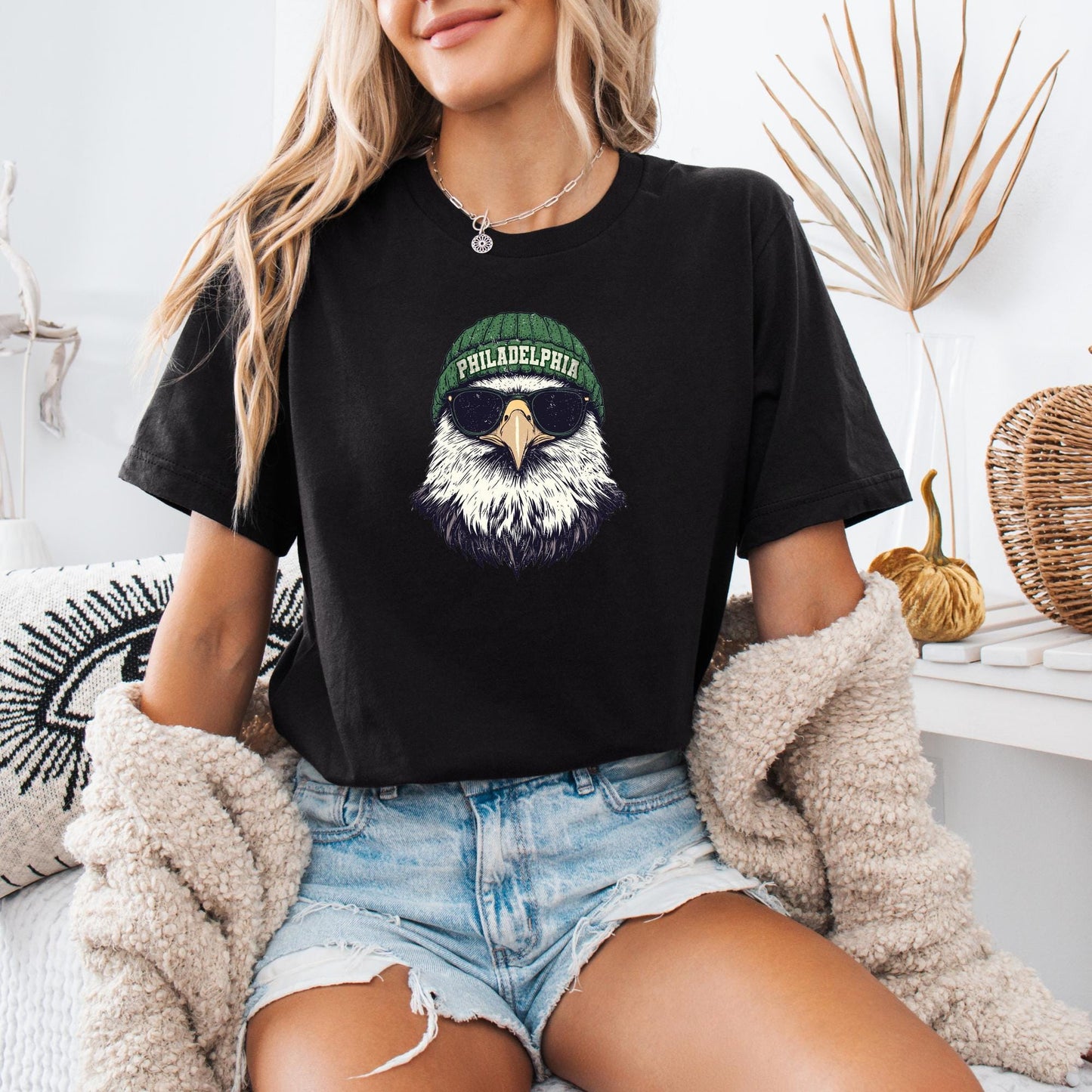 Retro Philadelphia Eagles Sweatshirt: Comfort Colors Football Fan Gear