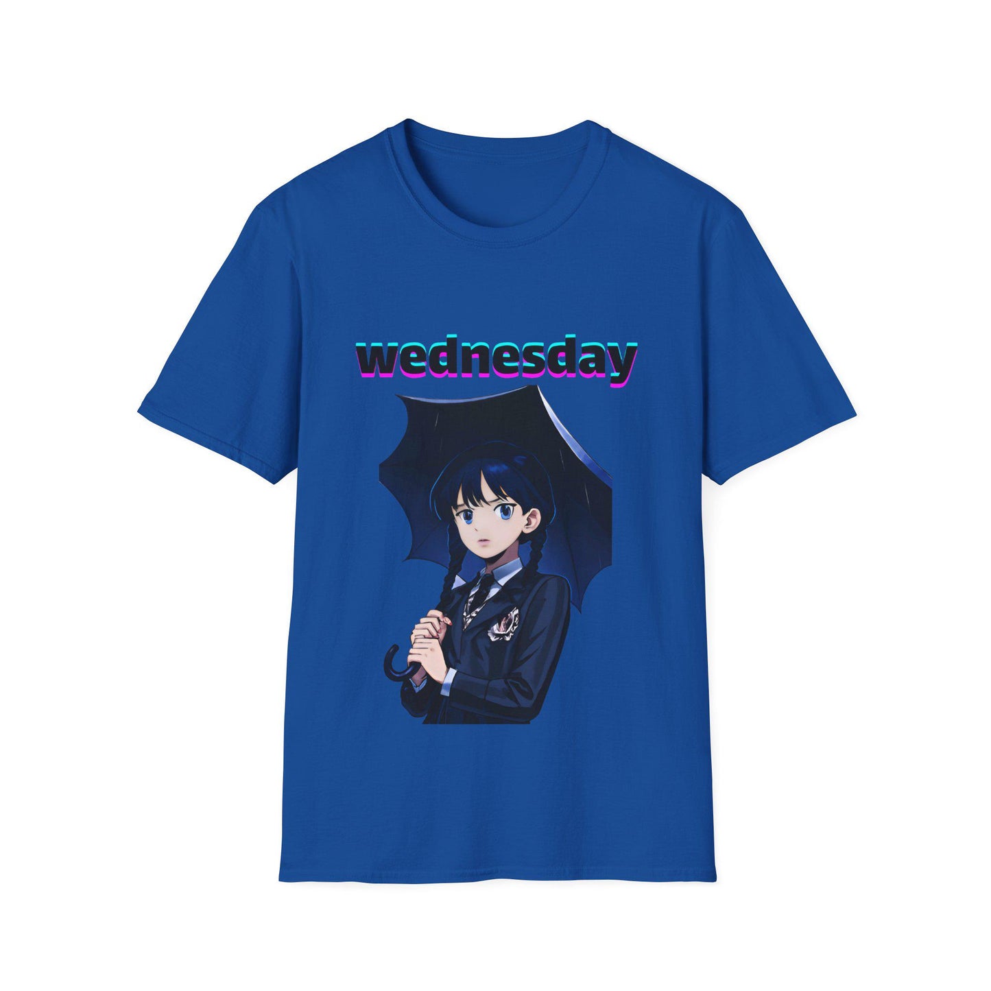 Wednesday Anime Graphic TeeGothic Wednesday appare Wednesday character shirt Wednesday cast tee Jenna Ortega merch Wednesday Addams T-shirt