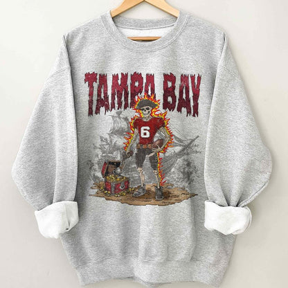 Tampa Bay Football Skull Vintage Shirt